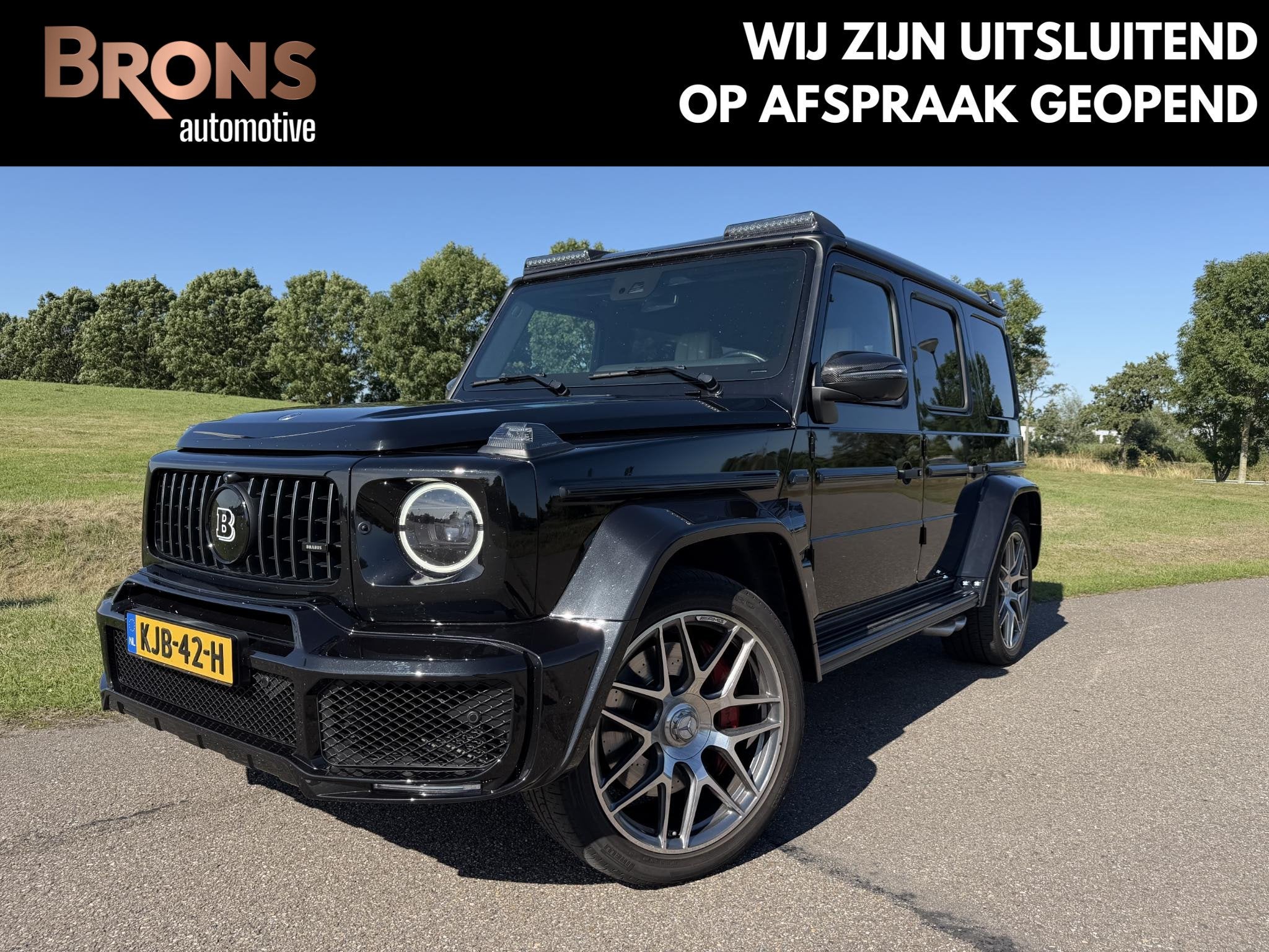 Mercedes-Benz G-klasse 63 Brabus widebody 700 Full Options, Automaat, 700 pk, G-Klasse, Zwart