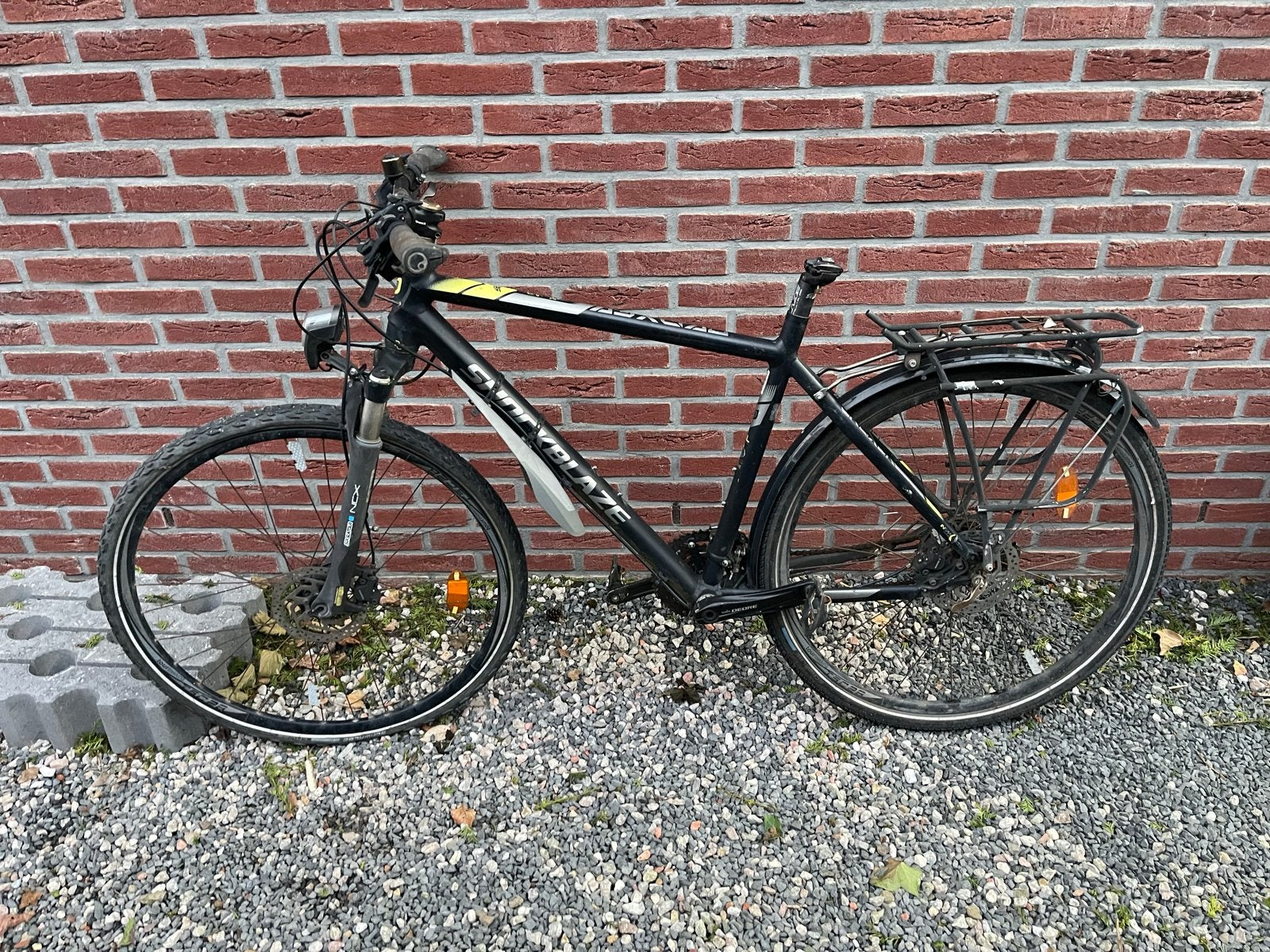 Shokeblaze fiets met Shimano Deore set en schijfremmen, Ophalen, Gebruikt, Schijfrem, Overige merken
