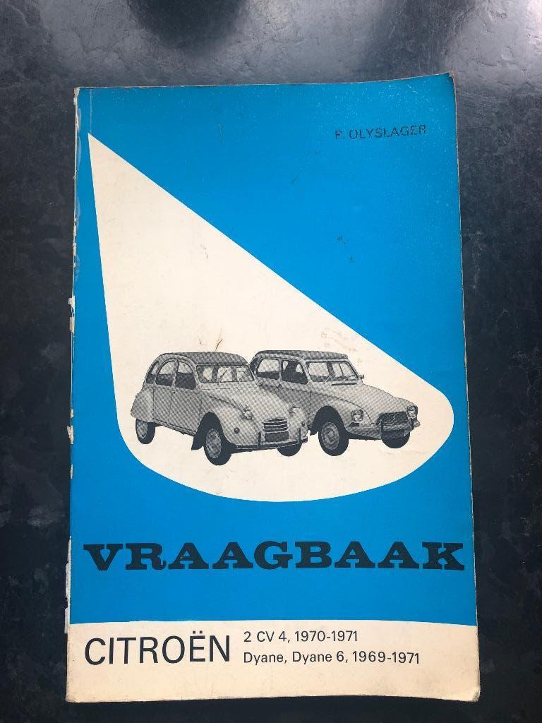 Vraagbaak Citroën 2 CV 4, 1970-1971, Ophalen of Verzenden