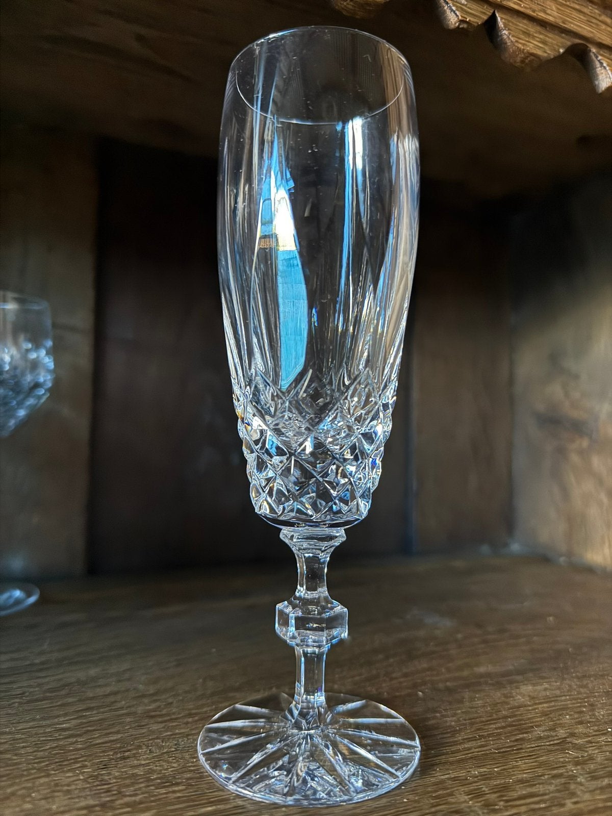 Kristallen champagneglazen / flûtes – 6 stuks, Ophalen of Verzenden, Zo goed als nieuw, Overige typen