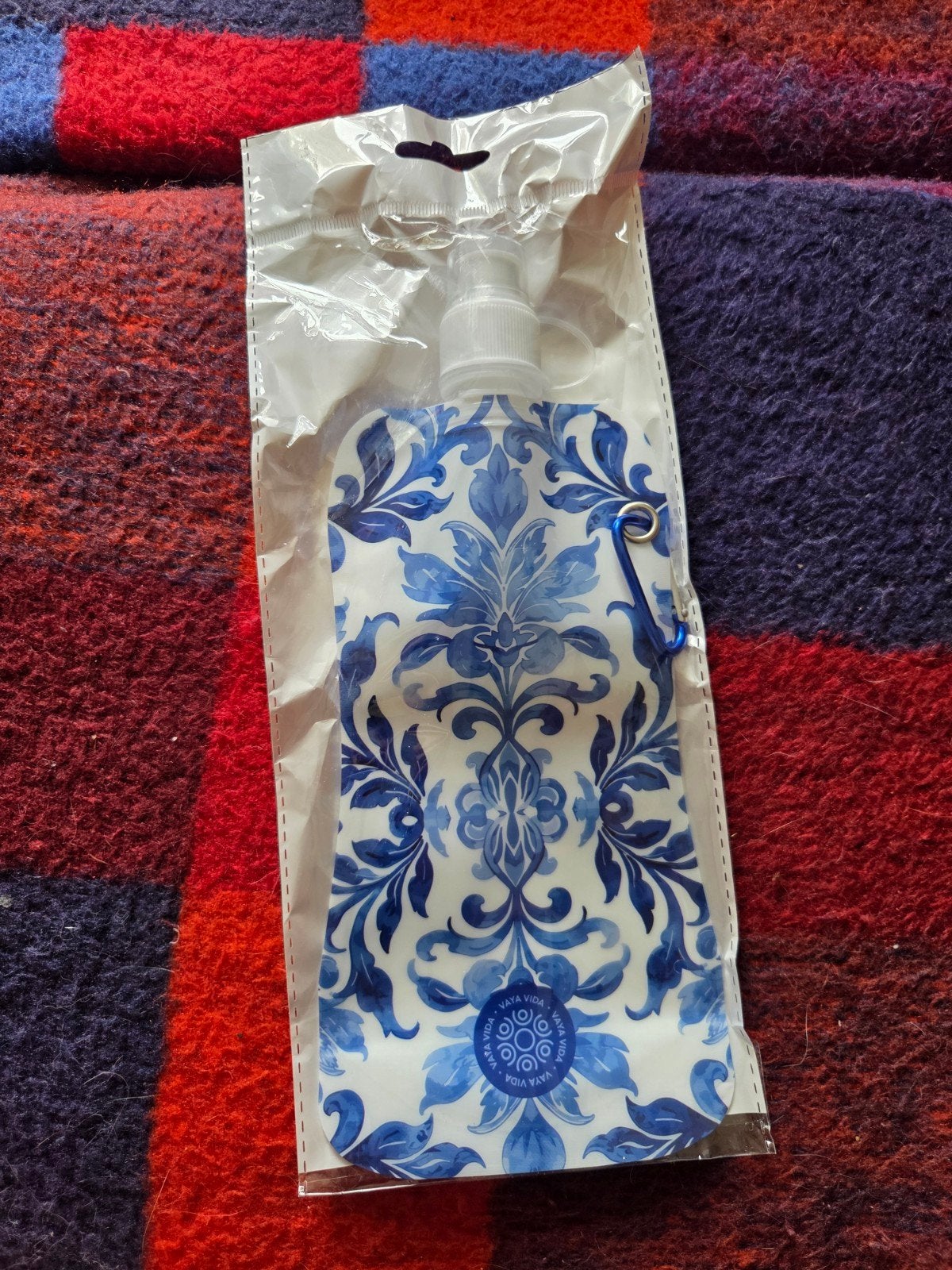 Vaya Vida Opvouwbare Waterfles Waterzak NieuwDelfts Blauw, Ophalen of Verzenden, Nieuw