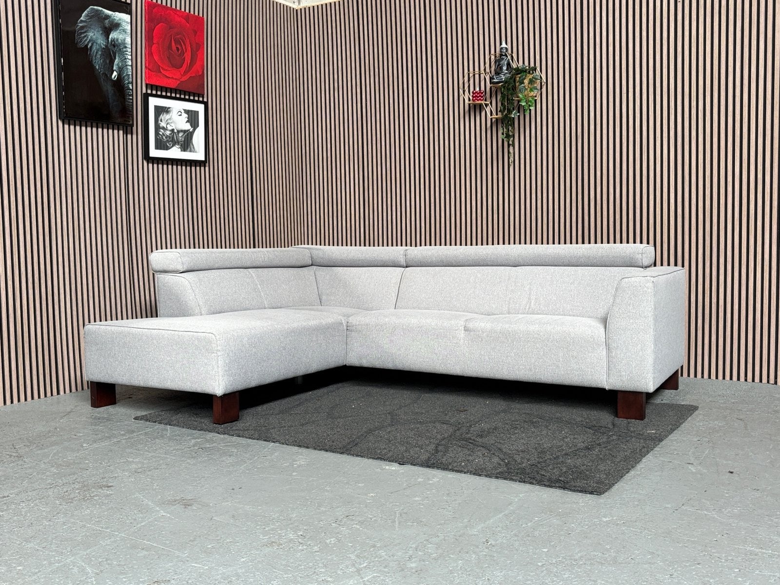 GRATIS LEVERING Hoekbank Lichtgrijs 265x200 GEREINIGD, 250 tot 300 cm, Hoekbank, Ophalen of Verzenden, Zo goed als nieuw