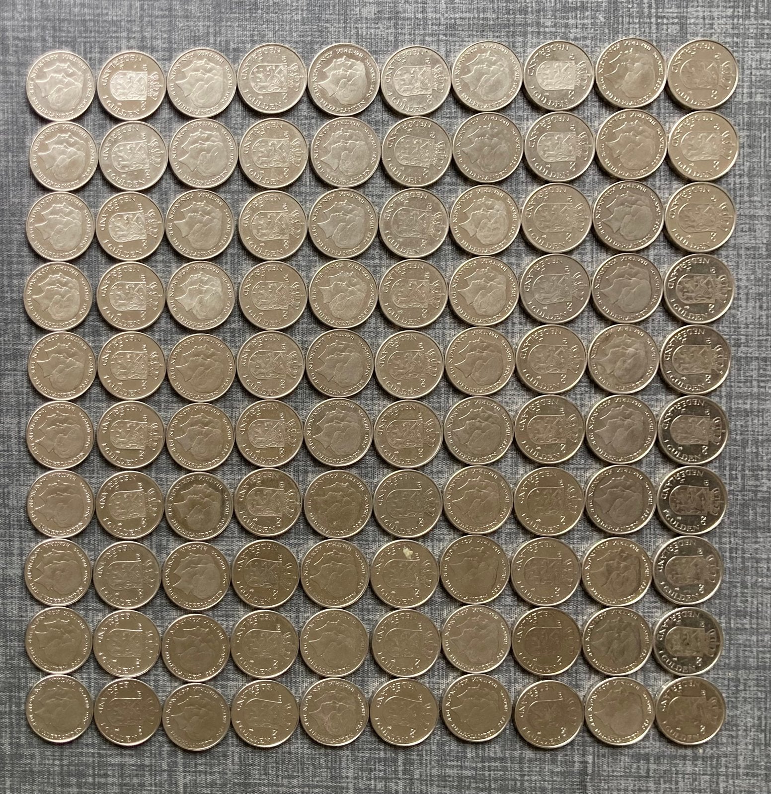 100x Gulden 1980 Juliana/Beatrix, Ophalen of Verzenden, Koningin Beatrix, 1 gulden, Setje