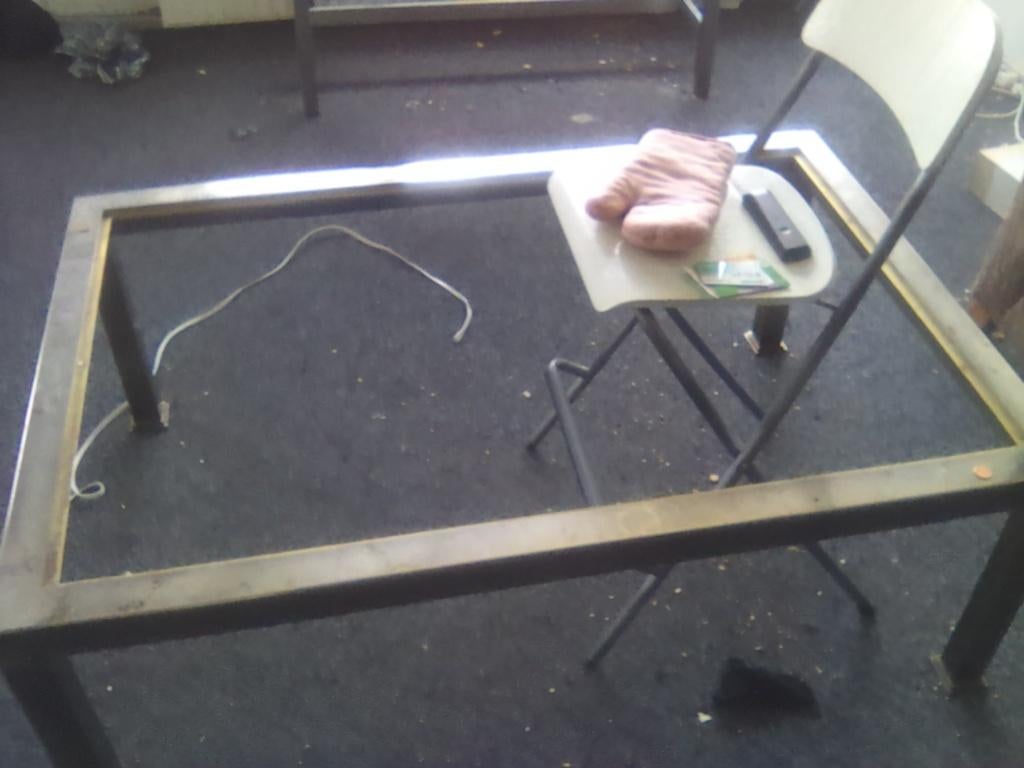 Salontafel, Ophalen, Gebruikt, 50 tot 100 cm, Glas