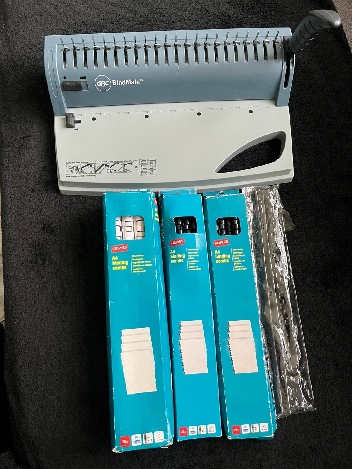GBC Bindmate met bindruggen, Diversen, Ophalen, Zo goed als nieuw
