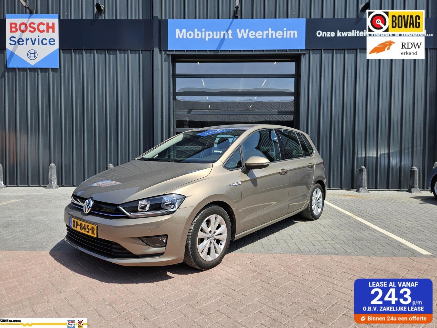 Volkswagen Golf Sportsvan 1.0 TSI Comf-line Automaat | NAVI, Auto's, 12 maanden, Gebruikt, Euro 6, 1246 kg