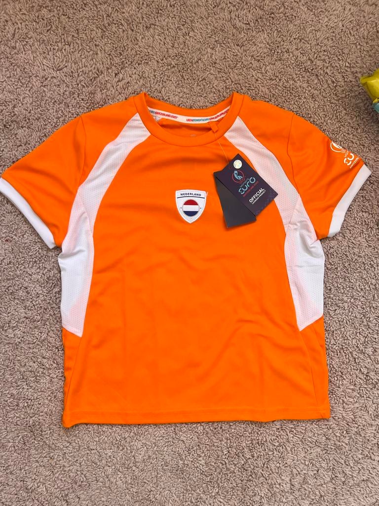 Nederlands Elftal Thuisshirt Oranje 134-140, Maat XS of kleiner, Ophalen of Verzenden, Nieuw, Shirt