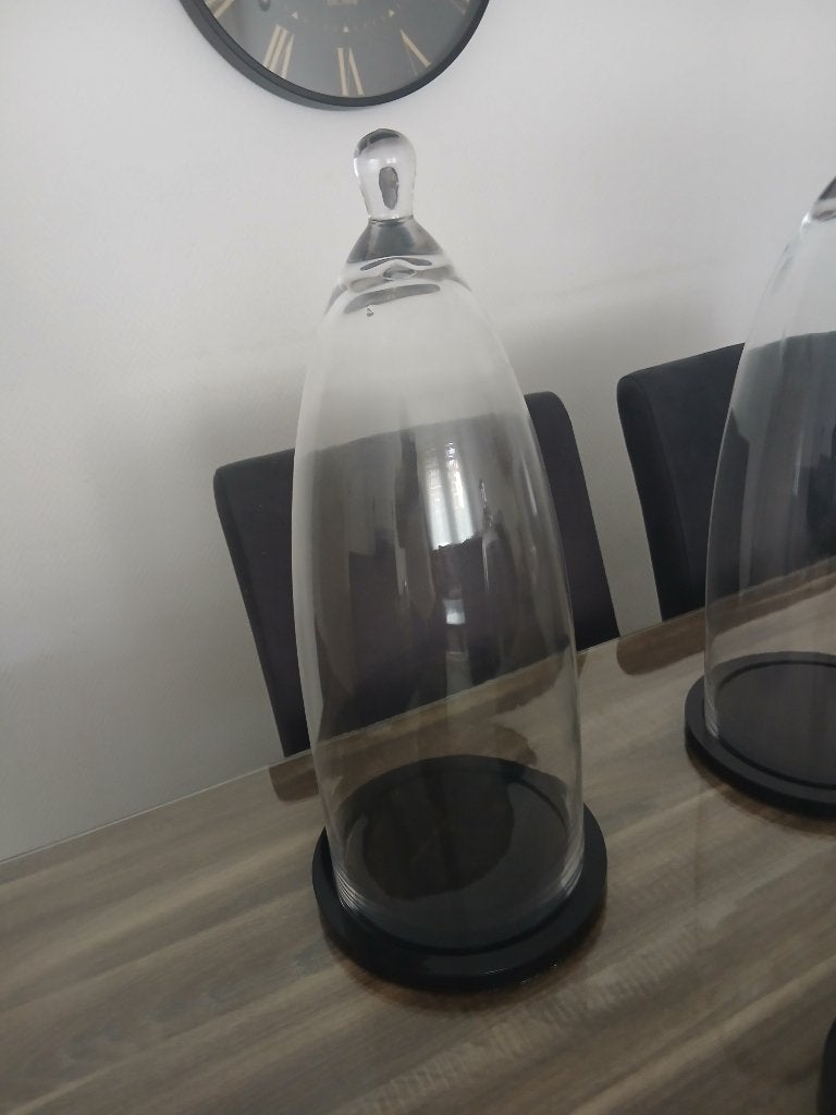 Glazen stolpen, Huis en Inrichting, Glas, Ophalen of Verzenden, Zo goed als nieuw