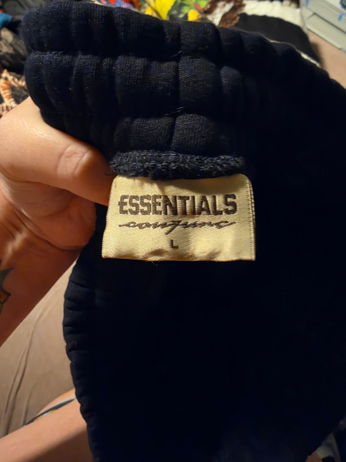 Essentials Couture Joggingbroek Zwart Maat L, Zwart, Maat 42/44 (L), Ophalen of Verzenden, Zo goed als nieuw