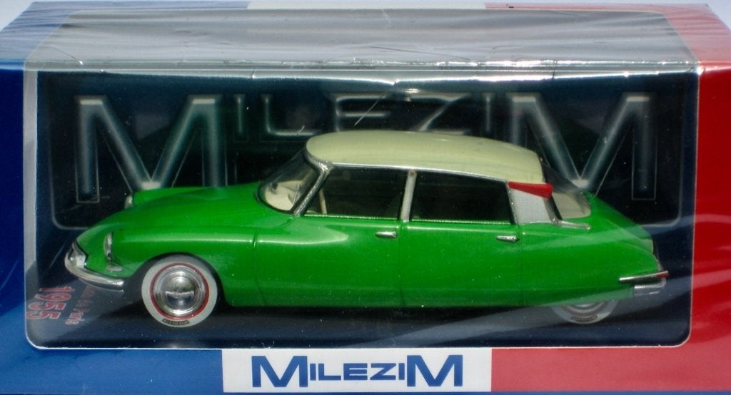 Citroen DS 19 lentegroen Salon van Parijs 1955 Milezim 1:43, Hobby en Vrije tijd, Modelauto's | 1:43, Ophalen of Verzenden, Nieuw