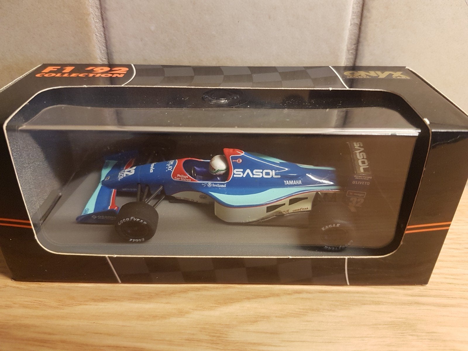 F1 Jordan sasol 192 Stefano modena 1992, Ophalen of Verzenden, Zo goed als nieuw, Auto, Overige merken