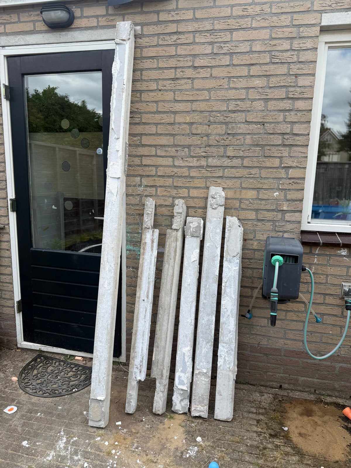 Betonnen lateien - diverse lengtes, Ophalen, Gebruikt, Beton