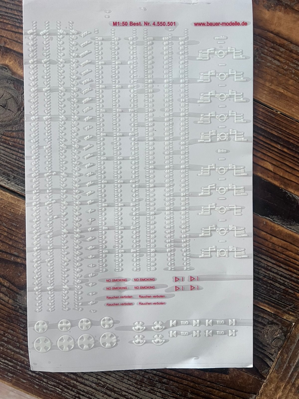 Stickers voor model boot, Ophalen of Verzenden, Zo goed als nieuw