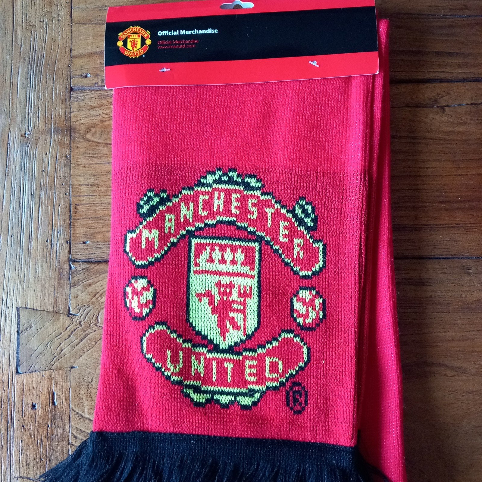 Manchester united sjaal, Verzamelen, Sportartikelen en Voetbal, Ophalen of Verzenden, Nieuw, Buitenlandse clubs, Vaantje of Sjaal
