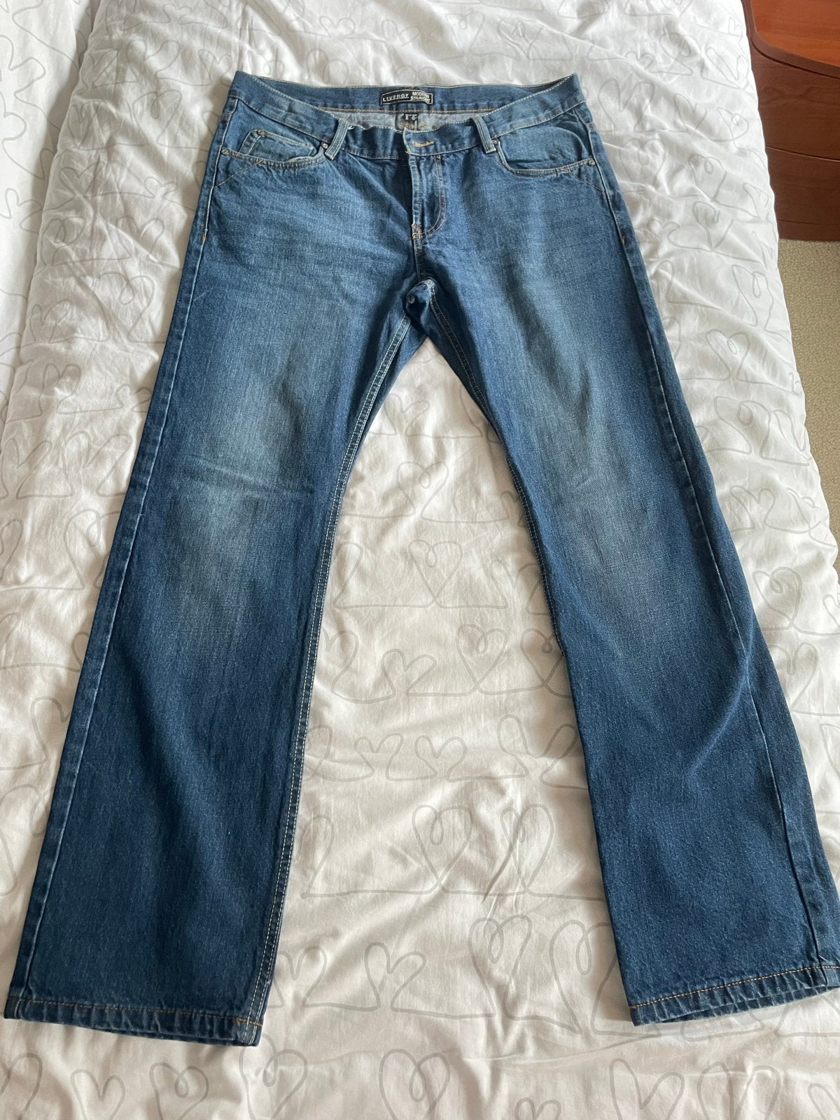Primark spijkerbroek S, Ophalen of Verzenden, Zo goed als nieuw, Blauw