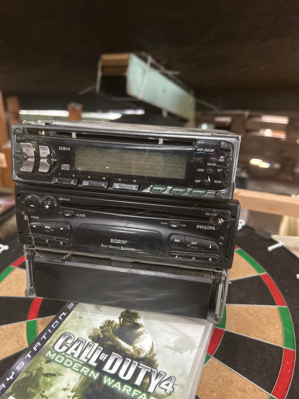 Klassieke autoradio's: JVC en Philips, Auto diversen, Ophalen, Gebruikt