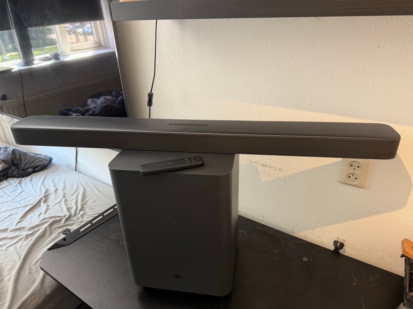 JBL Soundbar 5.1 met Subwoofer en Afstandsbediening, Ophalen, Bluetooth, Zo goed als nieuw