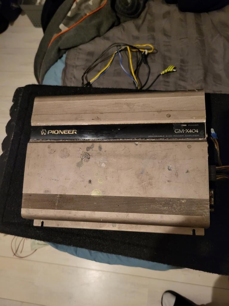 Pioneer GM-X404 4-kanaals versterker, Ophalen, Gebruikt