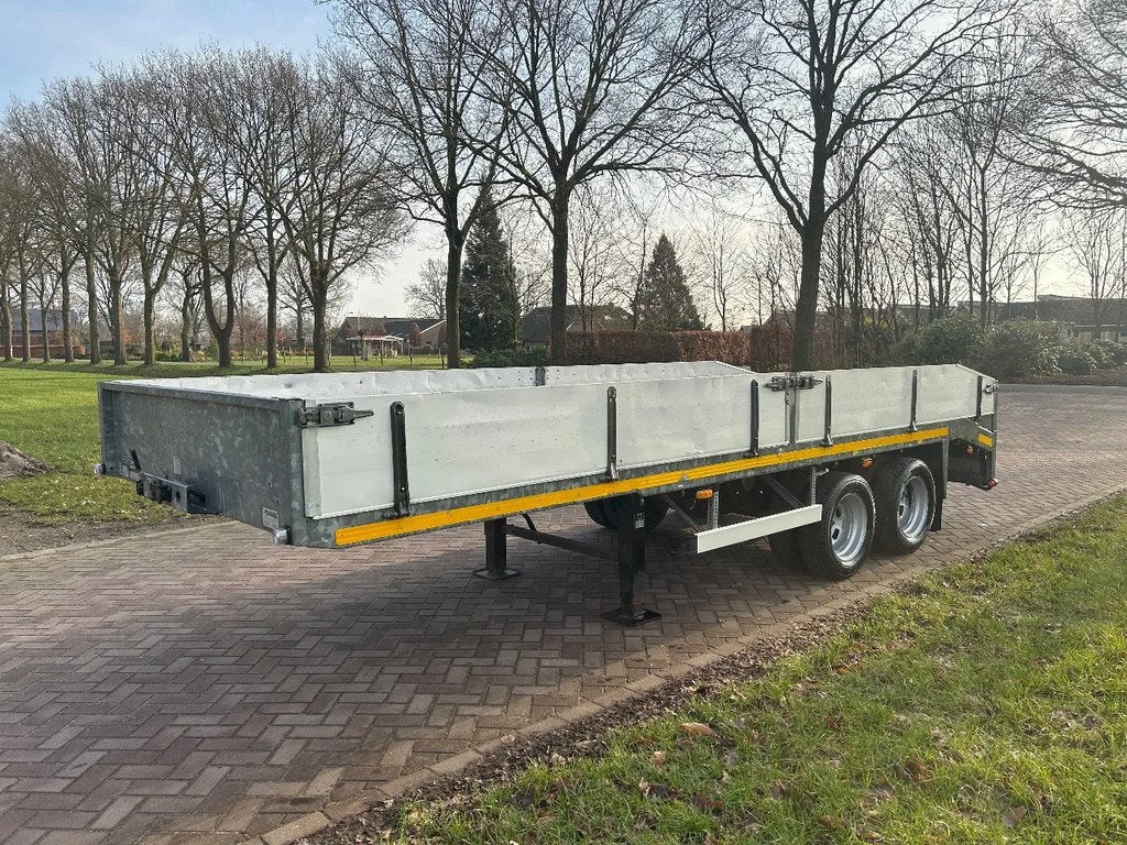 VELDHUIZEN Be oplegger vlak 8 TON (bj 2011), Overige brandstoffen, Origineel Nederlands, Bedrijf, Aanhangers en Opleggers