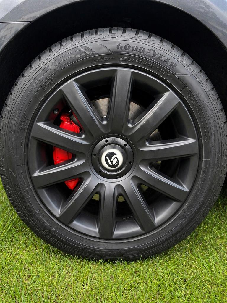 Goodyear winterbanden met velgen - 255/45R18, 18 inch, Gebruikt, 255 mm, Banden en Velgen