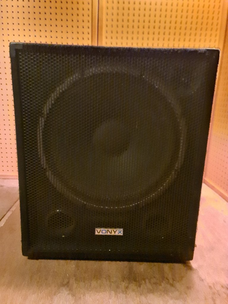 Vonix Bas - speakerkast - 15 inch, Ophalen of Verzenden, Gebruikt, Audio