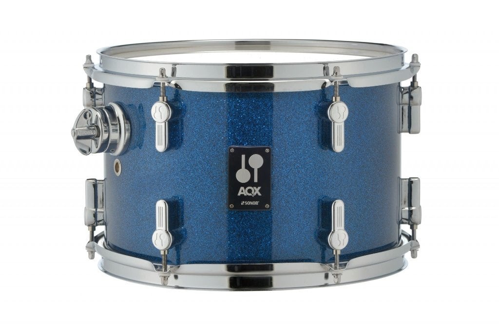 GEZOCHT: Sonor AQX 10 inch Rack Tom Blue Ocean Sparkle, Ophalen, Zo goed als nieuw, Sonor