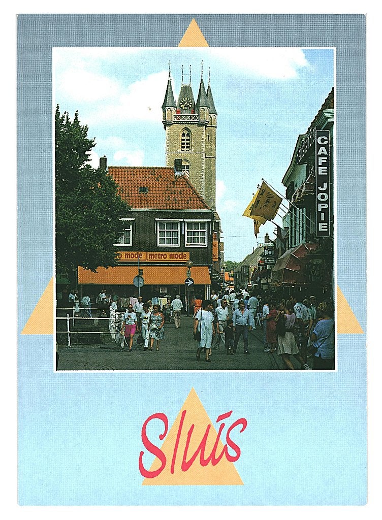 37814 Sluis 80+ Zeeland Nette oude kaart Onbeschreven