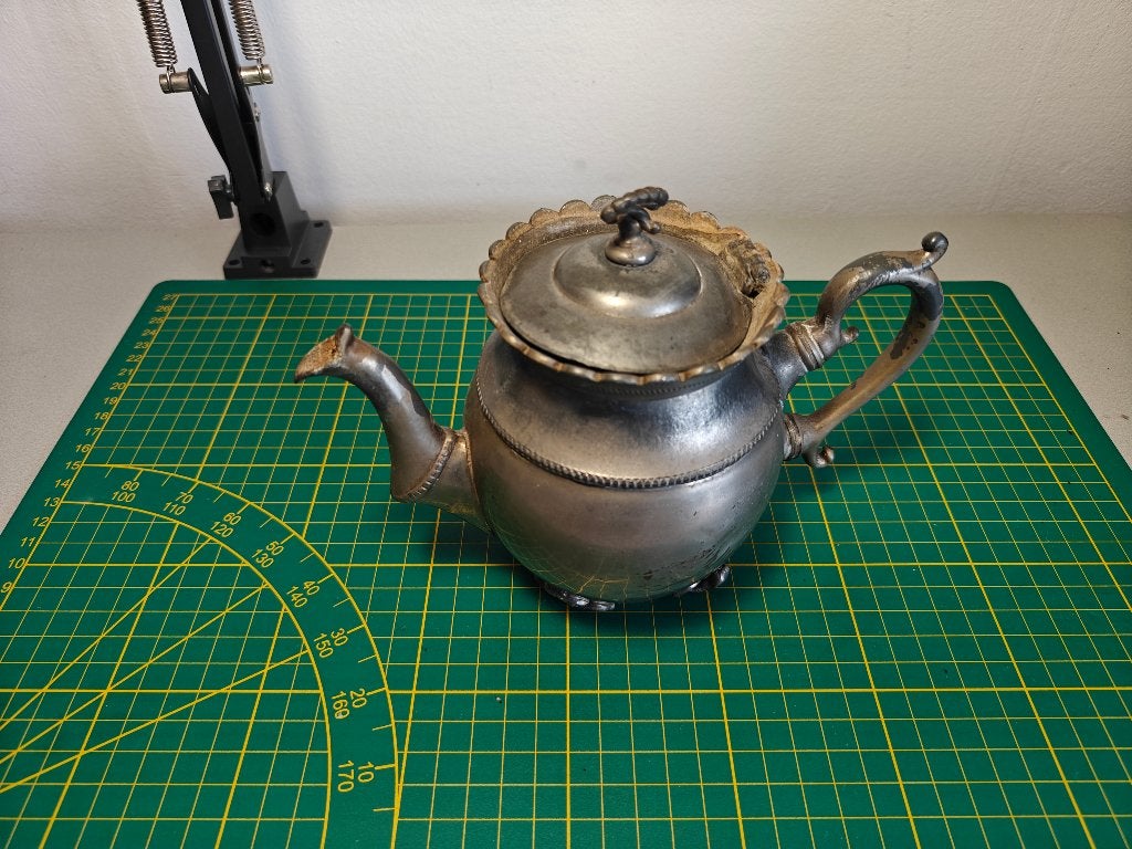 Antiek theepotje J.N. Daalderop Tiel ca. 1900 brocante, Antiek en Kunst, Ophalen of Verzenden