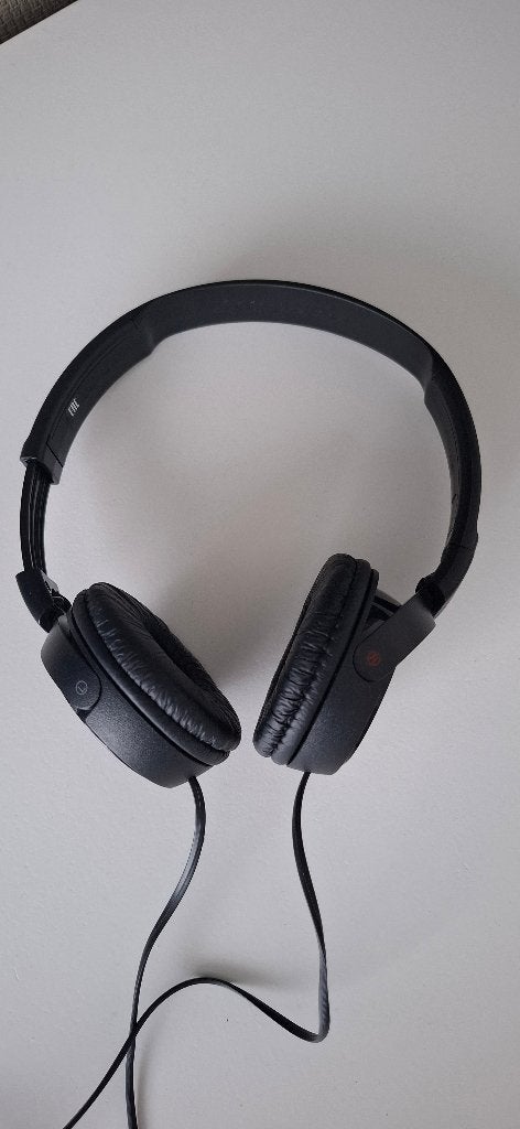Sony MDR-ZX110 On-Ear Koptelefoon zwart zgan, On-ear, Ophalen of Verzenden, Zo goed als nieuw, Sony
