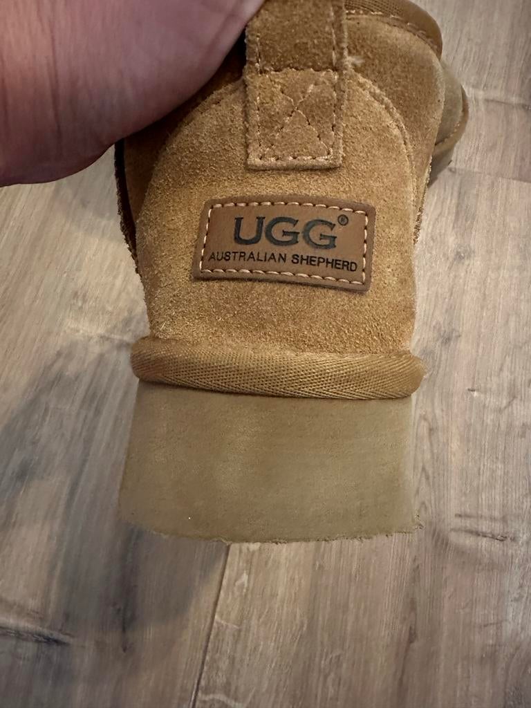 Originele Uggs met plateauzool maat 37, Ophalen, Gedragen, Bruin, Lage of Enkellaarzen