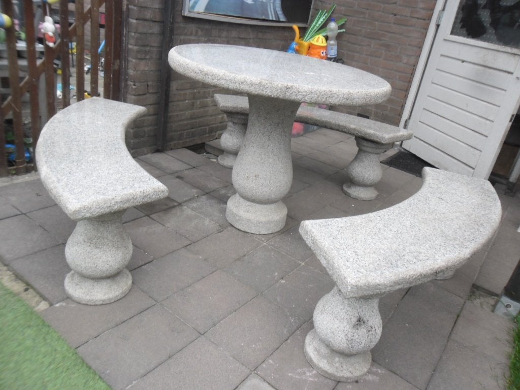 tuinset kapot ik haal het op, Ophalen, Zo goed als nieuw, Loungeset, 5 zitplaatsen