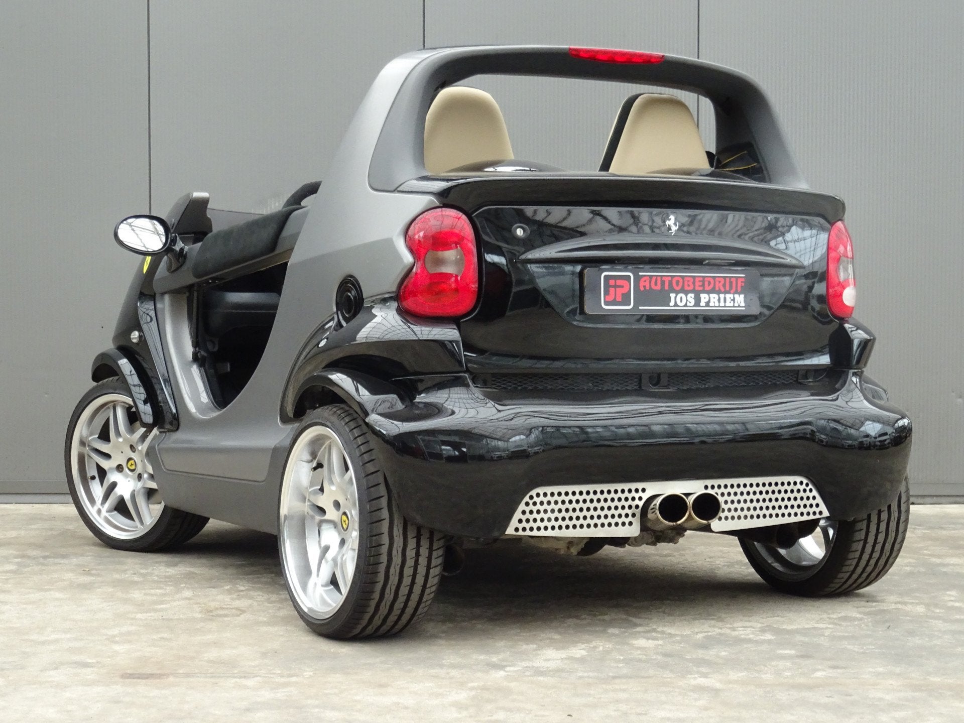 Smart Crossblade smart crossblade * UNIEK DESIGN * BRABUS !, Auto's, Automaat, Gebruikt, Cabriolet, Zwart