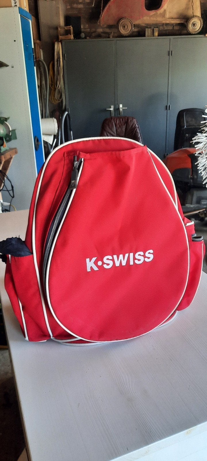 K-Swiss rugzak rood - Ideaal voor sport of school, Overige merken, Gebruikt, 25 tot 40 cm, Ophalen of Verzenden