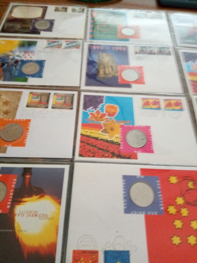 ecu brief, Postzegels en Munten, Ophalen of Verzenden, Overige materialen