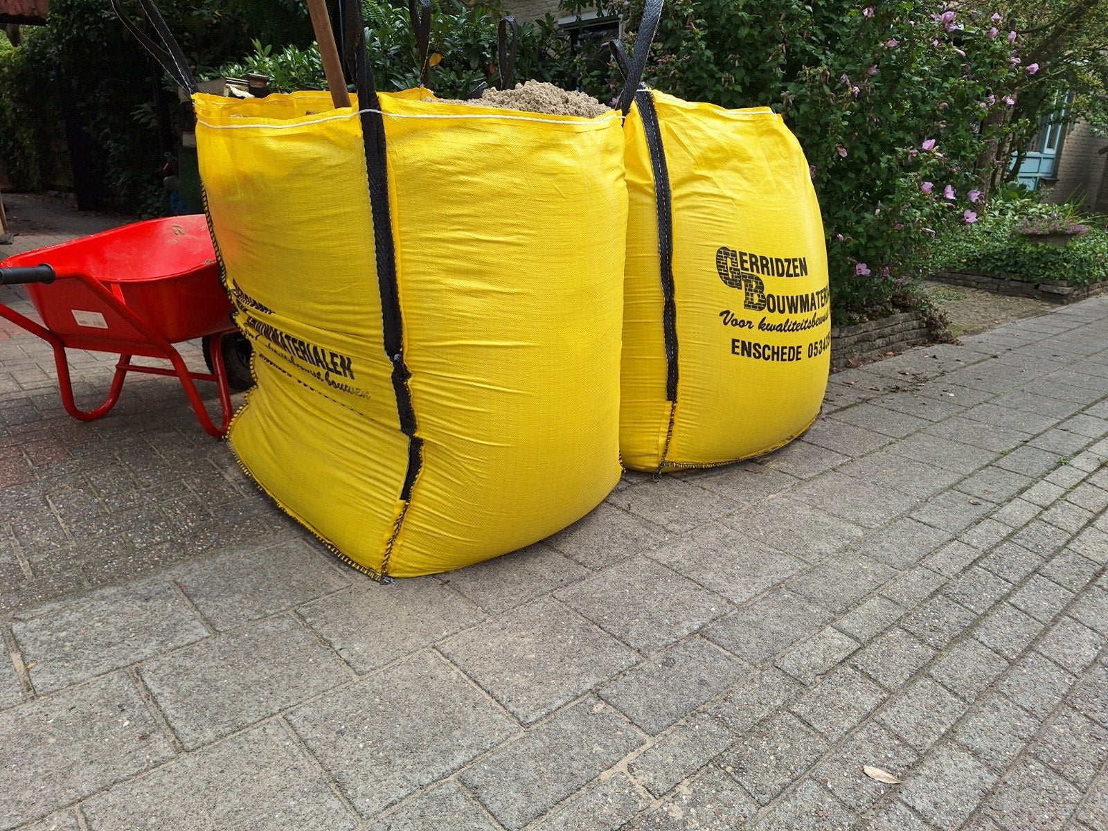 6x Grote zakken  (big bags), Ophalen of Verzenden, Gebruikt