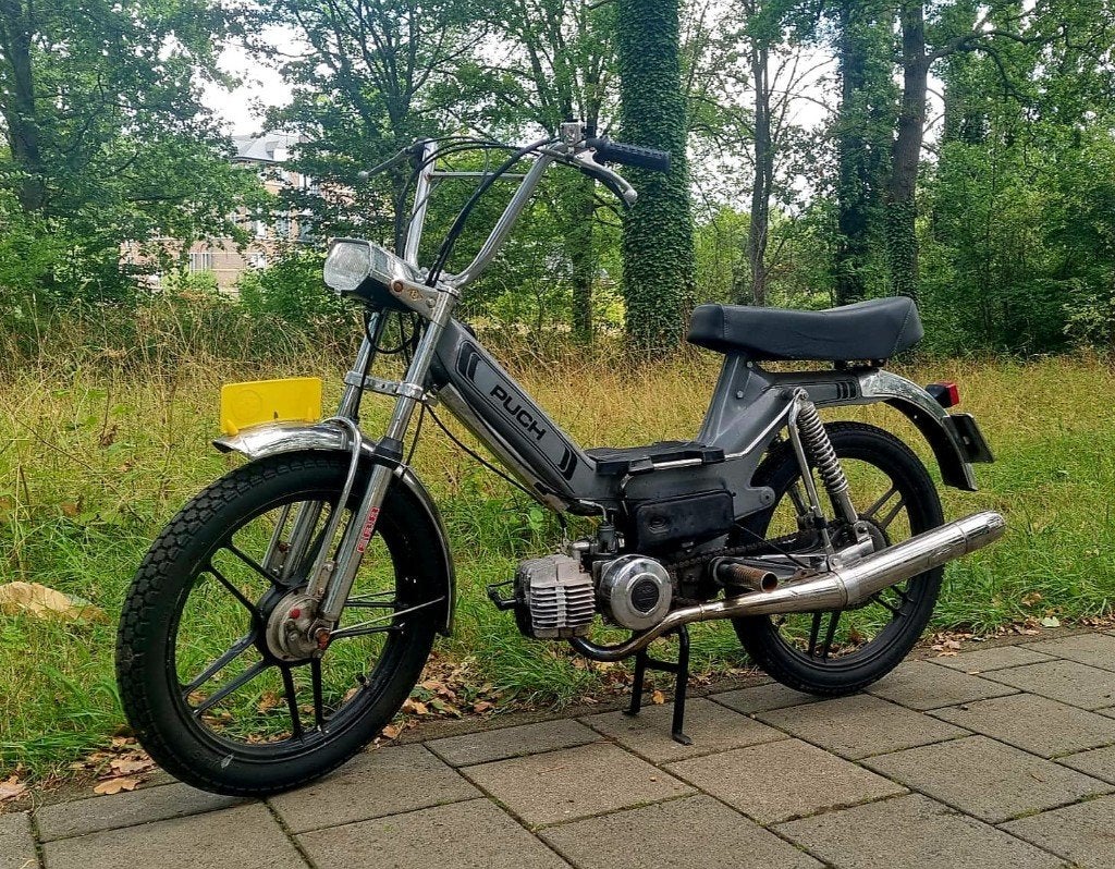 Puch Maxi S – zeldzaam 2-speed frame – defect, Fietsen en Brommers, Brommers | Puch, Ophalen, Gebruikt, Maximaal 45 km/u, 1 versnellingen