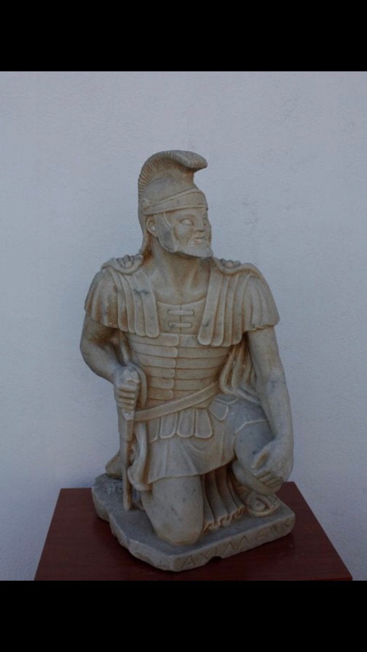 Marmer beeld Spartan, 300, Romein, Alchilles, Ophalen