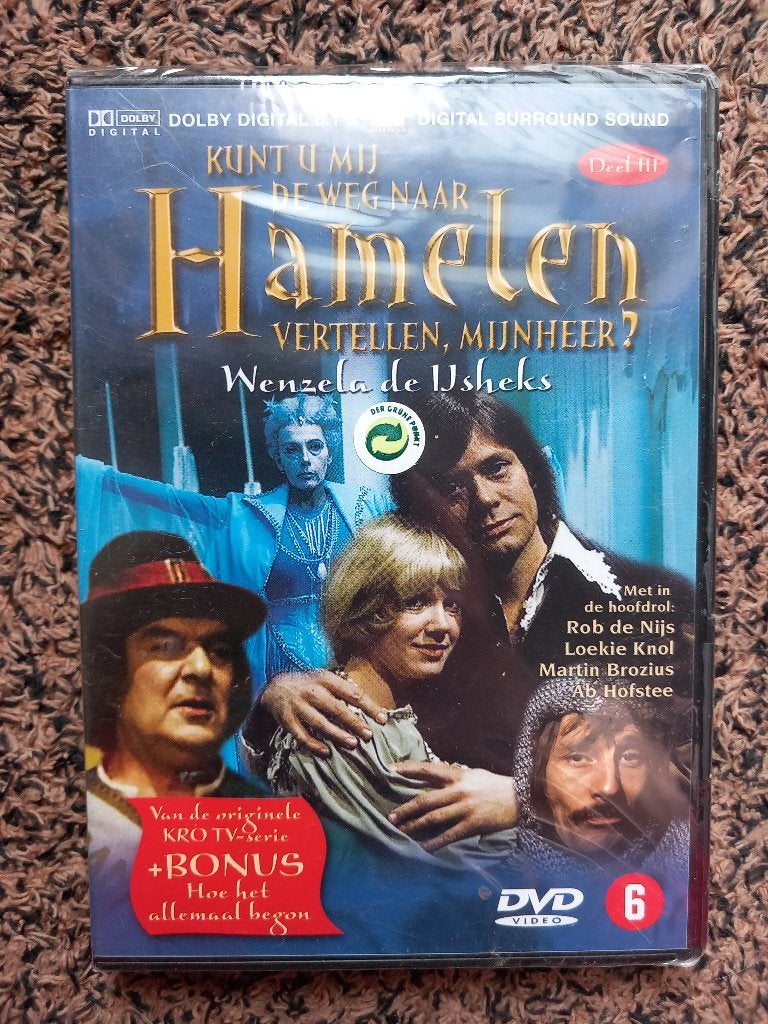 DVD Kunt u mij de weg naar Hamelen vertellen mijnheer deel 3, Bonusmateriaal, Tv-serie, Vanaf 6 jaar, Nieuw in verpakking