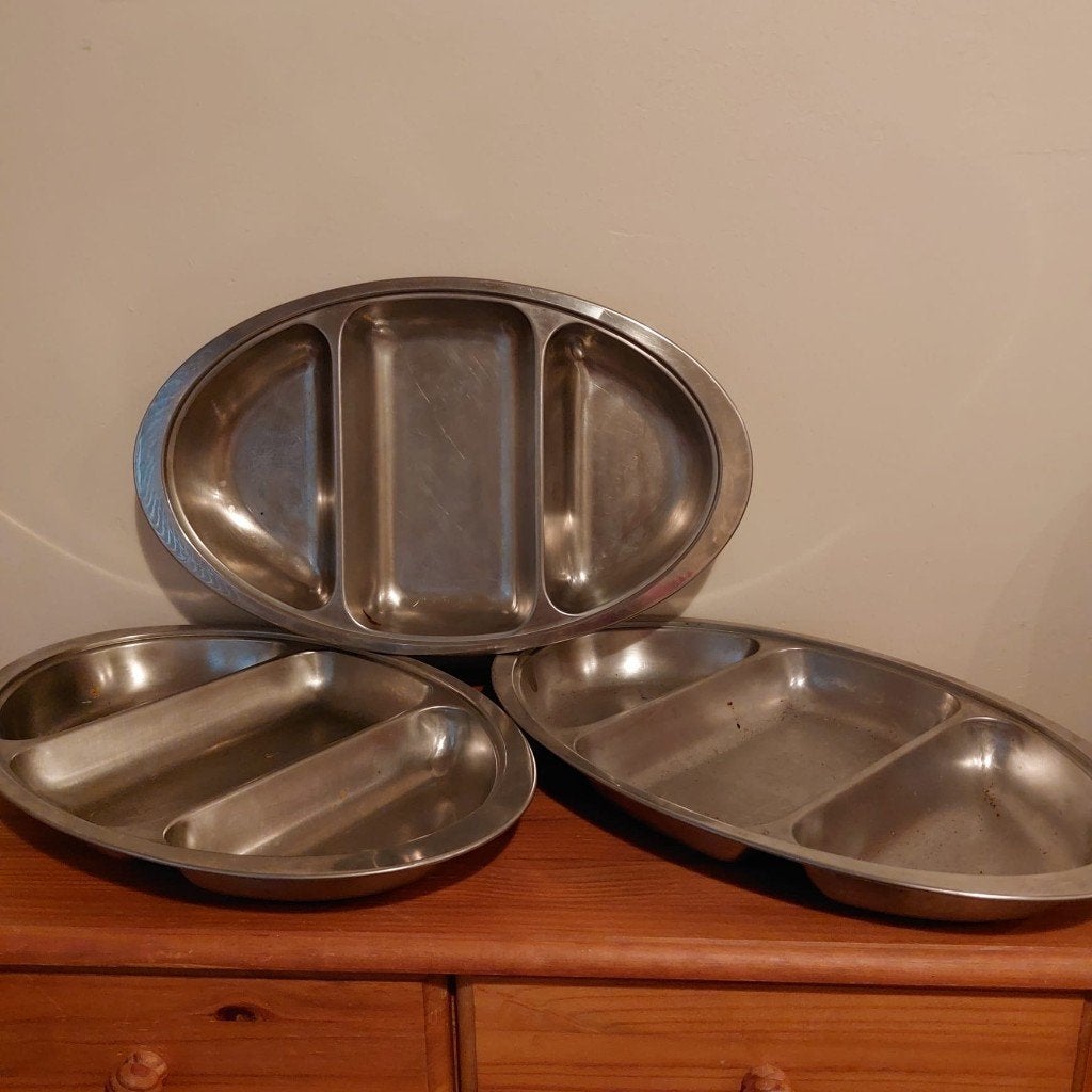 Chafing dishes - kop en schotel(s) - Borden - Soepkom - etc., Ophalen, Gebruikt
