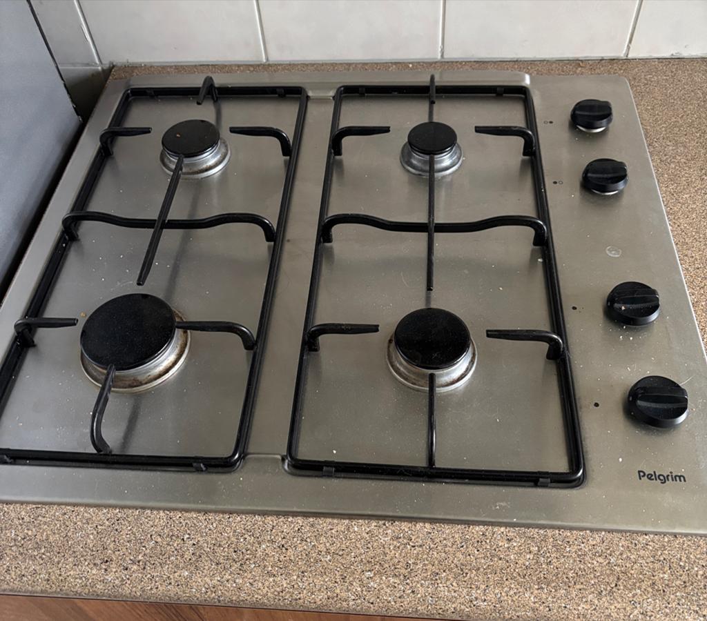 Pelgrim Gasfornuis - 4 Pitten, Inbouw, Witgoed en Apparatuur, Fornuizen, Ophalen, Gebruikt, Minder dan 85 cm, 60 cm of meer