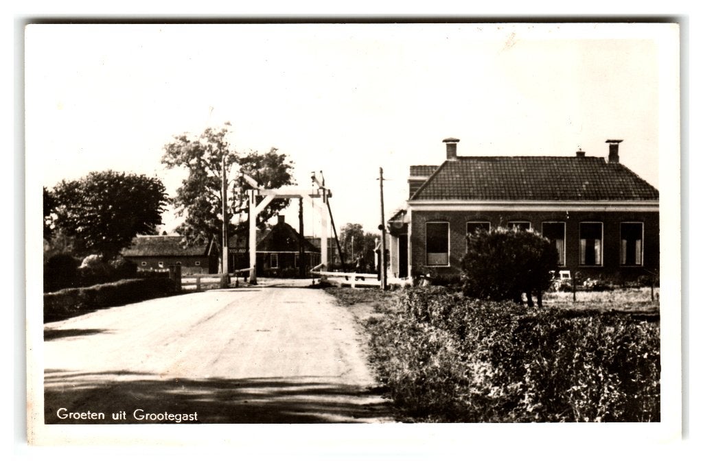 Grootegast, Groeten uit Grootegast, Verzenden, 1940 tot 1960, Ongelopen, Groningen