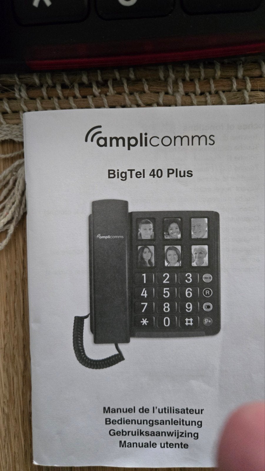 senioren telefoon. grote toetsen., Telecommunicatie, Ophalen of Verzenden, 1 handset