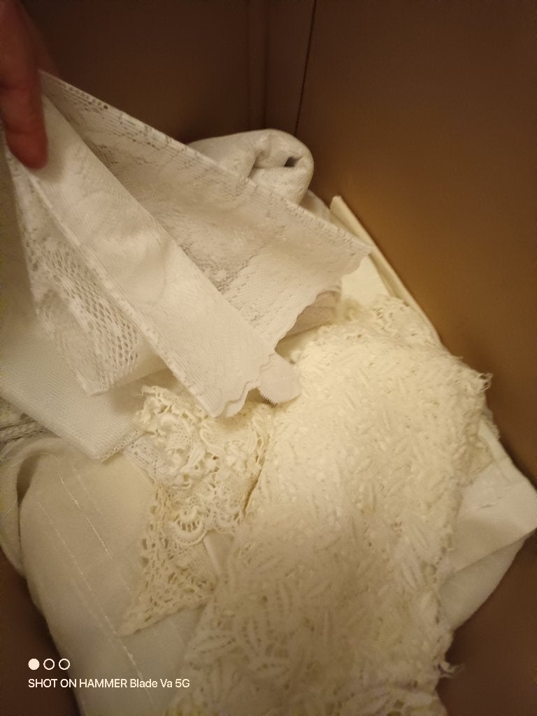 Burduurlappen en kanten stoffen, Overige kleuren, 120 cm of meer, Ophalen of Verzenden, Zo goed als nieuw