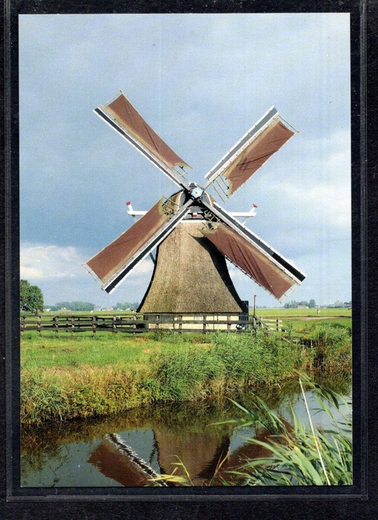 molen; Poldermolen Kingmatille te Dronrijp., Verzenden, 1980 tot heden, Ongelopen, Friesland