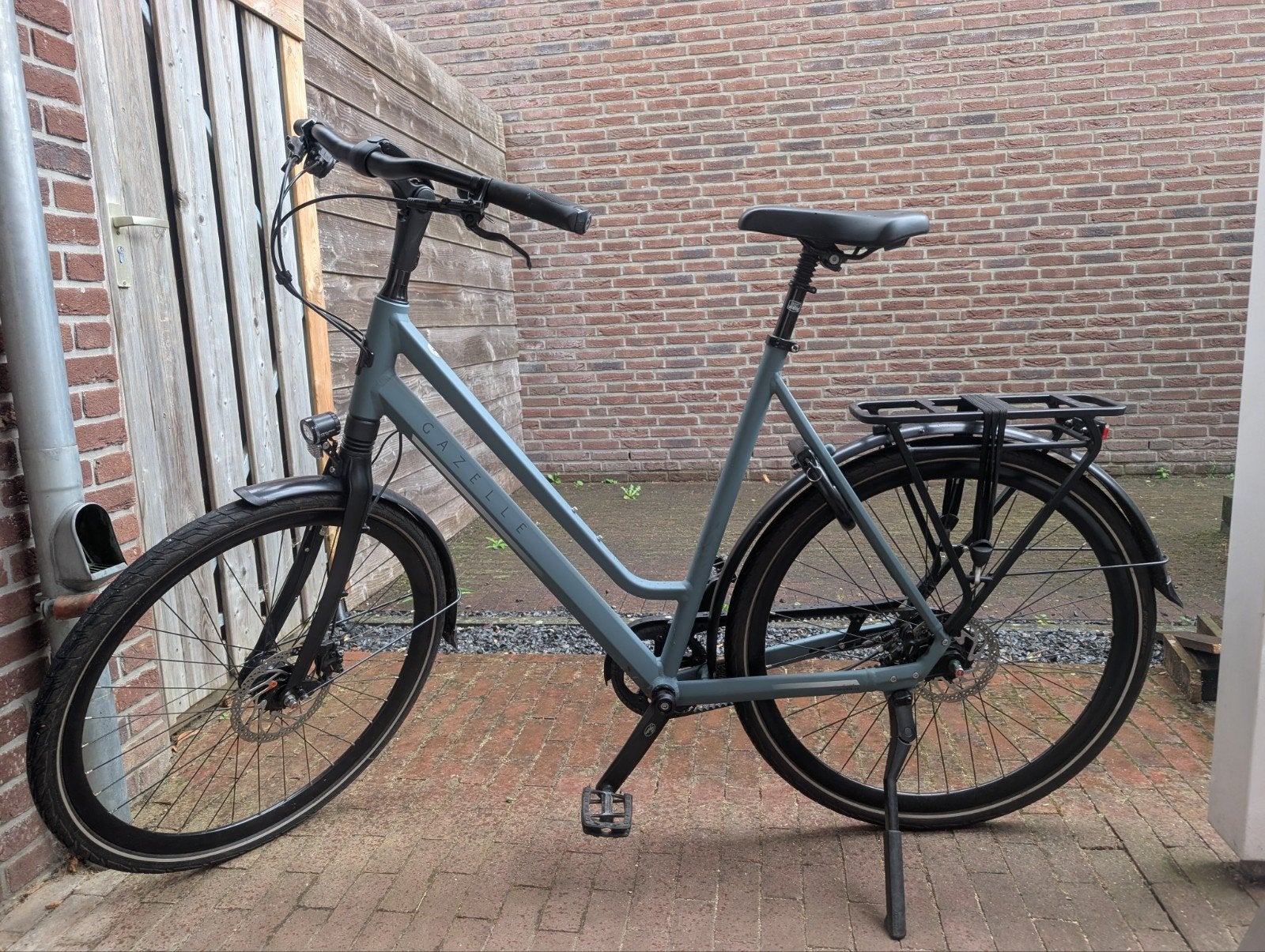 Gazelle Chamonix S8 2024, (Extra) lage instap, Zo goed als nieuw, Schijfrem, Gazelle