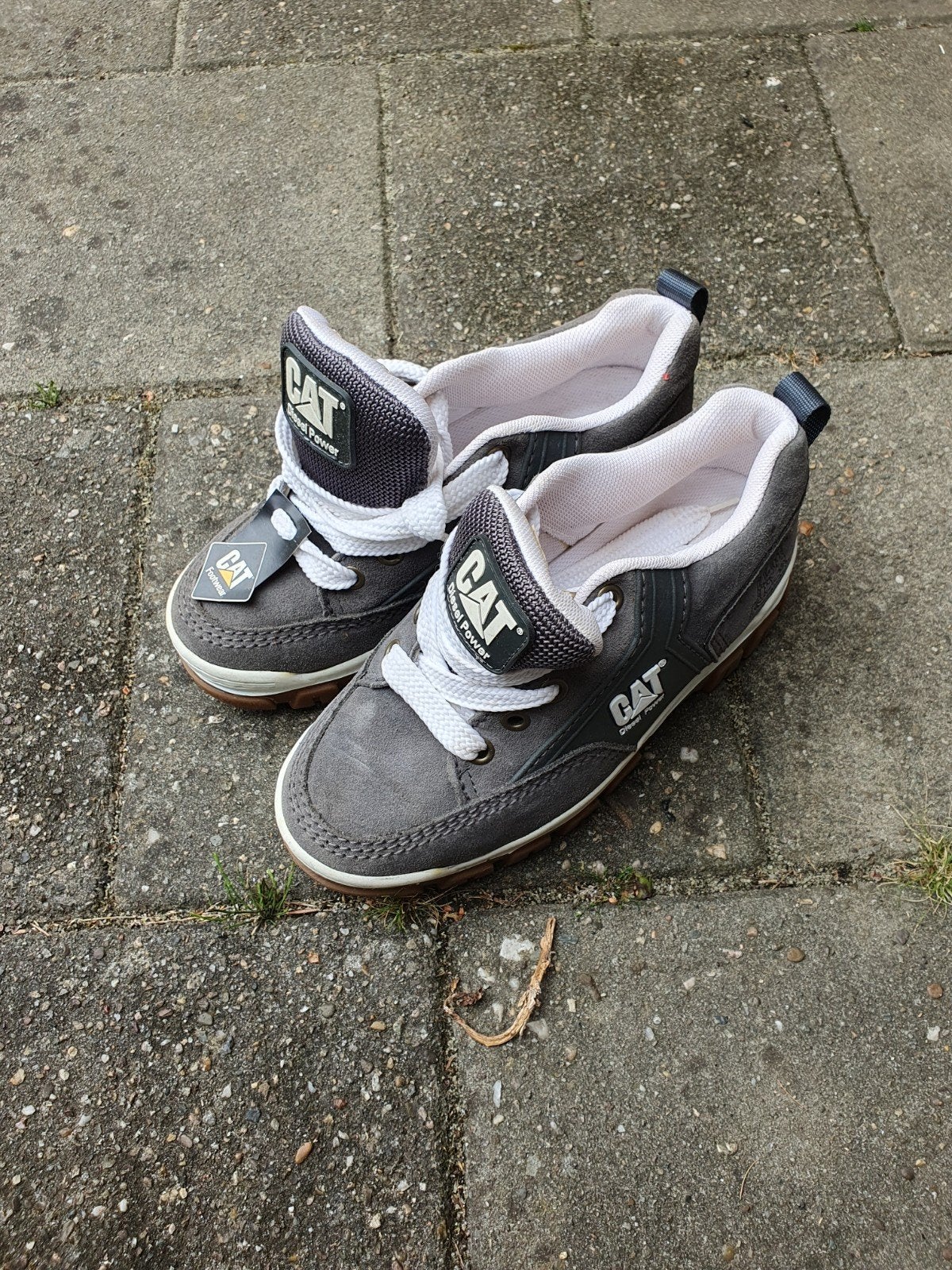 CAT Diesel Power ( heren / dames ) schoenen  - Grijs, Schoentjes, Jongetje of Meisje, Nieuw, Ophalen of Verzenden