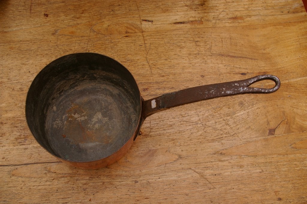 Aniek koperen steelpannetje, Ophalen of Verzenden