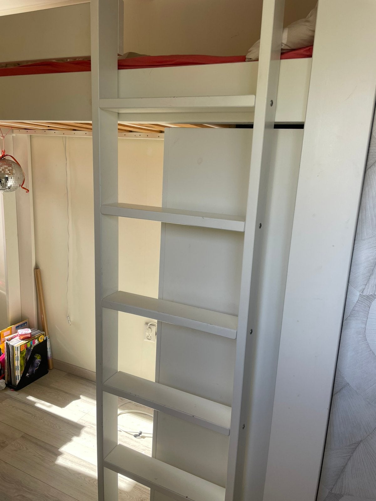 Hoogslaper kinderbed, Gebruikt, 70 tot 85 cm, Ophalen of Verzenden, Hoogslaper of Stapelbed