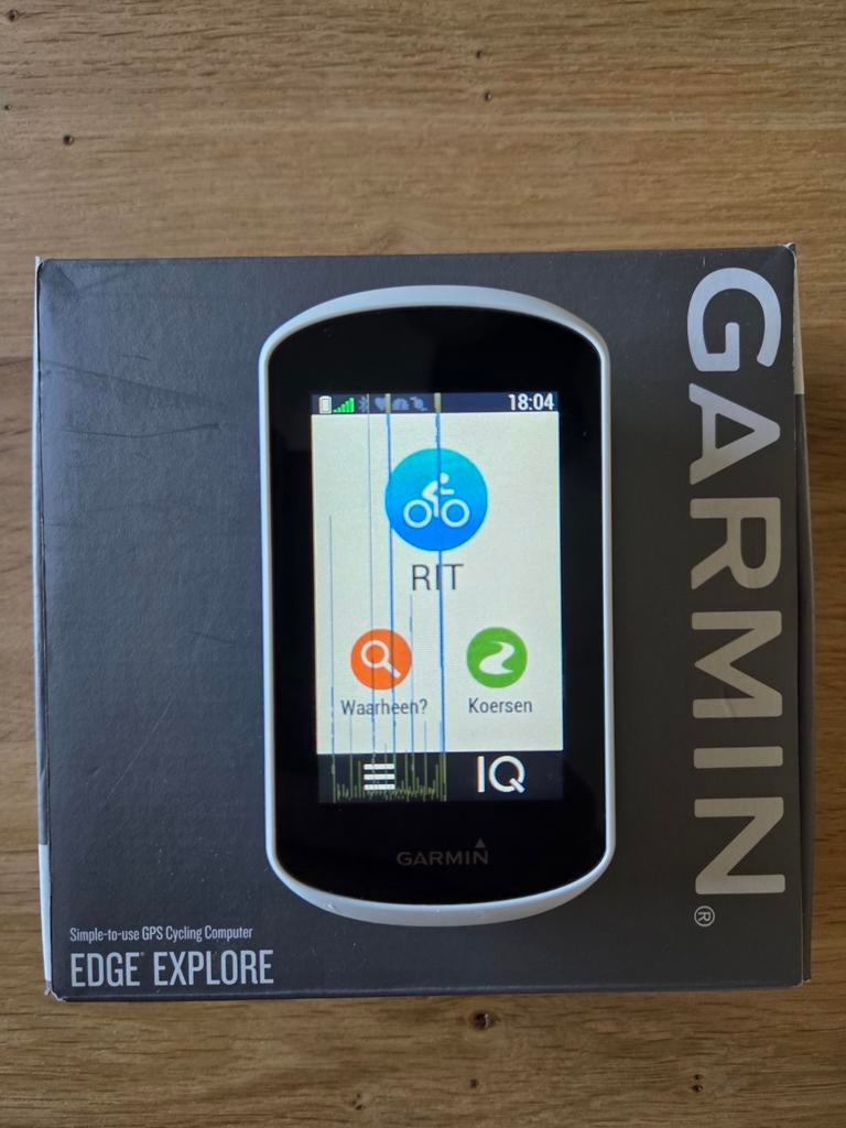 Garmin Edge Explore, overcompleet., Fietsen en Brommers, Fietsaccessoires | Fietscomputers, Ophalen of Verzenden