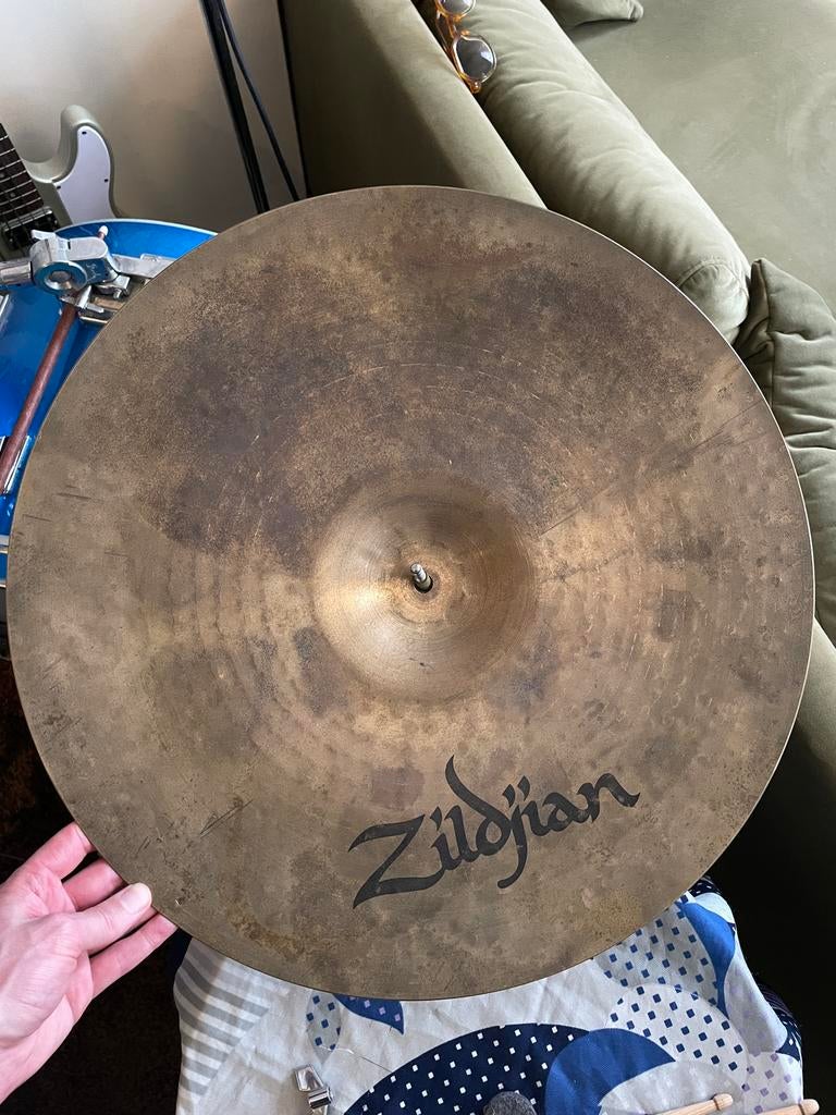 Zildjian K ride 20” vintage, Muziek en Instrumenten, Drumstellen en Slagwerk, Gebruikt, Overige merken, Ophalen